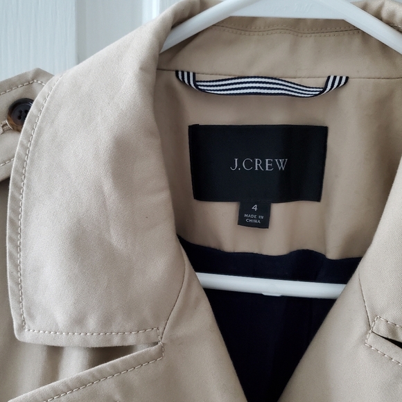J. Crew Icon Belted Trench, Khaki (4) - Picture 5 of 15